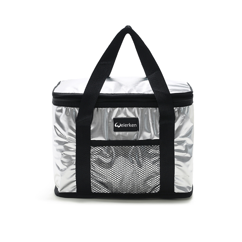 Insulated Food Delivery Bag Open