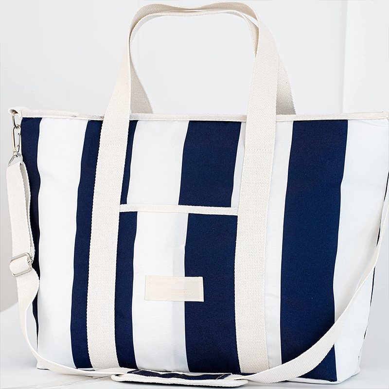 Beach Bag Tote With Zipper